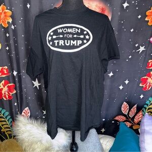 Women for Trump Black T-Shirt